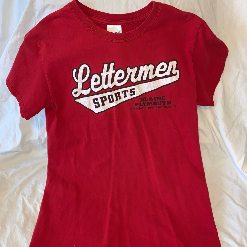 Red sports t-shirt